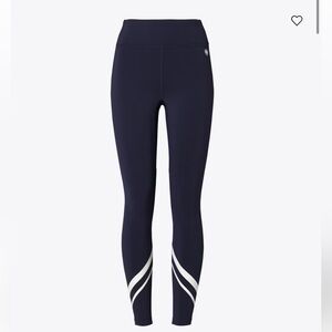 Tory Sport Weightless Chevron Legging Navy